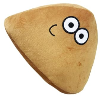 AMSLSIU Alien Gefüllte Plüschpuppe Weiches und süßes Spielzeug für Kinder und Erwachsene Baumwolle Alien Pou Plushie Stofftierpuppengeschenke, Dreieckiger Außerirdischer, 22cm