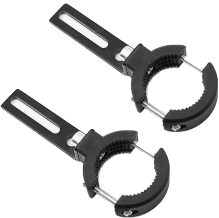 SIXHAOBU 2 Stück Motorrad Scheinwerfer Halterung Universelle Scheinwerfer Halterungen Motorrad-Lichthalterung,Scheinwerferhalterung Universelle Lichthalterung, 20mm-38mm