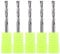 EU_HOZLY 3.175 x 22 mm UP & Down Cut Two Flauti Spiral Carbide Mill Tool Cutter per fresa CNC Router compressione legno bit confezione da 5