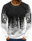 Xmiral Tops Sweatshirt Herren Slim Fit Short Sleeve/Langarm-Muskel-beiläufige Hemden(XL,Lange Ärmel-Weiß)