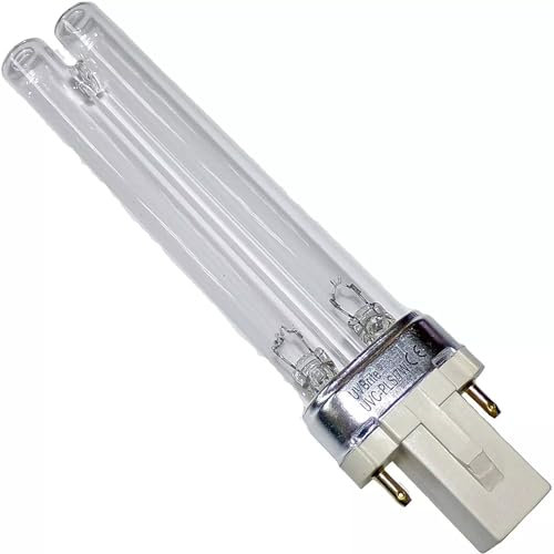 UVBrite® 7W PLS UV-C Bulb UV Lamp for Pond Filter UVC High Performance Quartz Algae Blanket Weed Control - Multi Variation