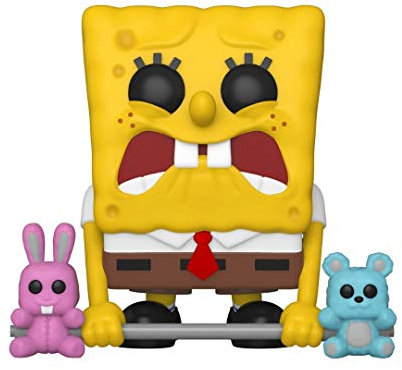 Funko POP! Animation: Spongebob Squarepants - Weightlifter Spongebob Squarepants - Vinyl-Sammelfigur - Geschenkidee - Offizielle Handelswaren - Spielzeug Für Kinder Und Erwachsene - TV Fans