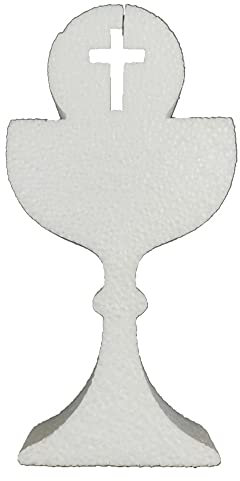 DecoPorex - Calice comunione 20 cm EPS per artigianato e decorazioni per comunione - 0492