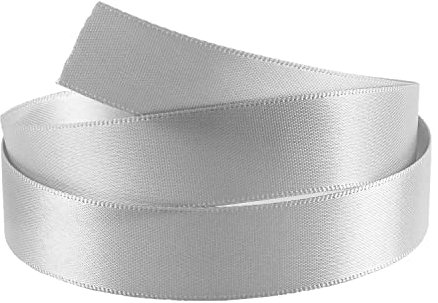 Doppelseitiges Satinband, Größe 20 mm x 10 m, perfekt für Geschenke, Nähen, Partys, Dekorationen, Veranstaltungen, Kleider, Hochzeit, Weihnachten, Basteln, Schleifen, Auto, DIY, Blumensträuße, Kuchen