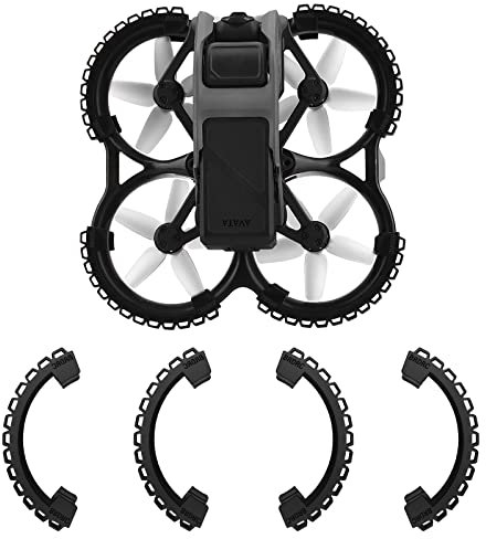 Craznick DJI Avata Propeller Guard Stoßstange: Schutz Stoßstange Ring Anti-Kollision Schlagschutz für DJI Avata FPV Drohnen Zubehör Schwarz