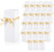 Qilery 24 Pcs Gift Boxes for Sublimation Tumblers Gift Box with Ribbon for 12oz, 20oz, 30oz Heat Press Sublimation Blanks Tumblers Skinny Tumbler Boxes for Shipping Wrapping (White)