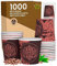 1000 Bicchierini in Carta da caffè 65ml PubPinkCUP - Bicchieri Ecologici Biodegradabili Monouso Piccoli Asporto Bevande Calde