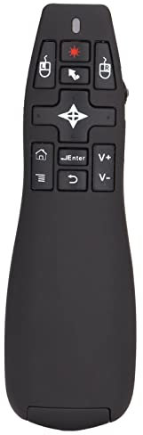 SuMemo Presentador Inalámbrico, Presentación de Clicker Usb Presentación Remota Puntero de Control Slide Advancer para Computadora Portátil Portátil Tv Box Presentation 2.4Ghz con Función de Ratón de