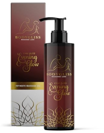 BodyGliss - 2in1 Massageöl und Gleitmittel auf Silikonbasis - 150 ml (Chai Bliss)