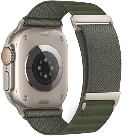 Alpine Loop Compatible With Apple Watch Ultra 2, 49mm 46mm 45mm 44mm 42mm 41mm 40mm 38mm Nylon Watch Band for iWatch SE/SE 2 Series 10 9 8 7 6 5 4 3 2 1