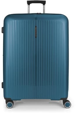 Gabol Großer erweiterbarer Koffer Brooklyn Hartschale mit bis zu 109 Liter Fassungsvermögen, türkis