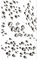 Vintage-Stempel zum Basteln, 11 x 16 cm, Regentropfen, transparent, transparent, Silikonstempel für Fotoalbum, Dekoration