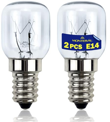 MONTERAL 2 Pièces Ampoule E14 pour Four 230/240V 25W 300°С