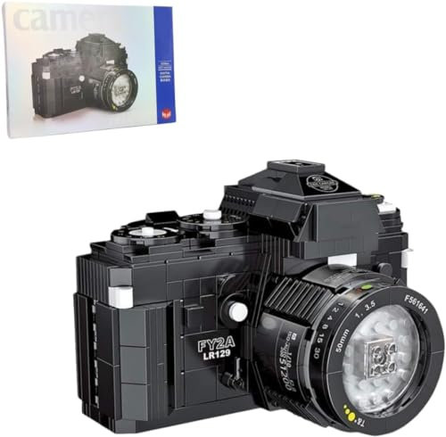 Idee creative classiche Building Blocks Mini Bricks Set di costruzione per fotocamera digitale Giocattoli modello creativo per adulti Micro Building Block Giocattoli fai da te per adulti - 627 pezzi