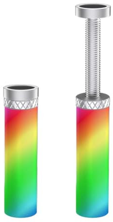 JUCHRZEY ARGB Supporto for scheda grafica GPU Supporto regolabile magnetico verticale telescopico girevole Supporto for scheda video in lega di alluminio for custodia PC desktop (Argento EX1