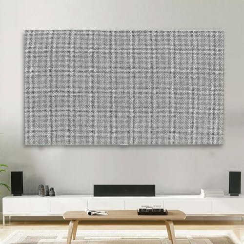 Cubierta para TV, Televisor De Gama Alta De 55 Pulgadas Y 65 Pulgadas, TV De Escritorio Montada En La Pared, Superficie Recta A Prueba De Polvo, Uso General(Size:22in(54x35cm),Color:A)