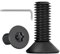 ORTAVA 20 Stück M5 x 12 Senkkopfschrauben Torx, Schrauben Schwarz Senkkopf, Edelstahl A2 V2A, Schwarzes Oxid, Maschinenschrauben mit Torx Schlüssel, für Maschinenausrüstung und Wohnmöbel