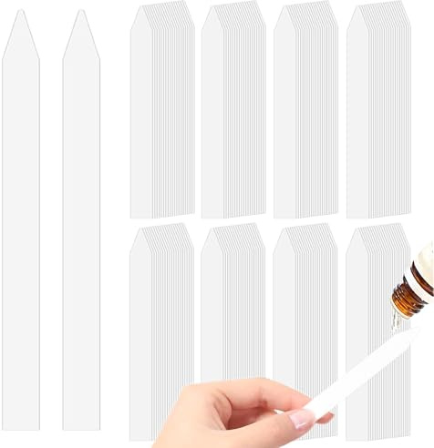 500 Stück Parfüm Teststreifen, Parfum Teststreifen Testpapier Parfüm Einweg Parfüm Tester Streifen Dufttester Papier Duftstreifen Duft Tester Papier für Testen Duftstoffen Ätherisches Öle 68mm