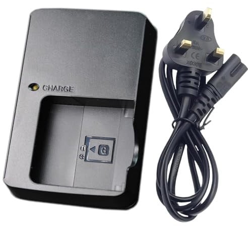 BC-CSGB NP-BG1 NP-FG1 Battery Charger Compatible with Sony Cybershot DSC-HX5V,DSC-HX9V,DSC-W30,DSC-W35,DSC-W50,DSC-W55,DSC-W70,DSC-W80,DSC-H10,H20,H50,H55,H70,H90 Camera & 120cm AC Power Cord