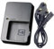 BC-CSGB NP-BG1 NP-FG1 Battery Charger Compatible with Sony Cybershot DSC-HX5V,DSC-HX9V,DSC-W30,DSC-W35,DSC-W50,DSC-W55,DSC-W70,DSC-W80,DSC-H10,H20,H50,H55,H70,H90 Camera & 120cm AC Power Cord