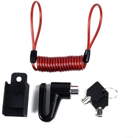 Verrou de frein à disque robuste pour M365 Solution antivol pour scooter électrique et moto (Noir)