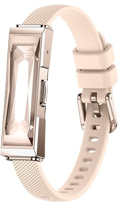 Lgnitek Smart Armband Damen, Fitness-Tracker ohne Display mit 24H Herzfrequenz Blutdruck Schlaftracker HRV SpO2, 170+ Sportmodi, 15 Tage Akkulaufzeit, Interaktion für Paare, IP68 Wasserdicht (Rosa)