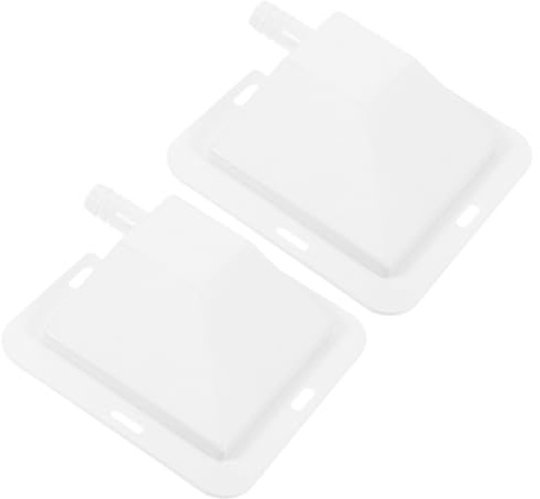 HEMOTON 2 Pièces Bac de Récupération D'eau pour Climatiseur à Condensation Trou de 1,2cm, Collecteur D'eau Portable en Plastique, pour Camping et Bureau