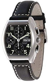 Zeno-Watch Herrenuhr - Tonneau Sapphire Chronograph Day-Date - 3077TVDD-a1
