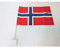 AZ FLAG - Autofahne Norwegen - 45x30 cm - Norwegische Autoflagge 30 x 45 Cm - Auto Flaggen