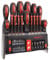 39-Piece Magnetic Screwdriver Set - Screw Driver Set Kit with Bits, Power Nut Driver and Wall Mountable Stand - Tool Kit with Phillips, Torx and Flathead Screwdrivers - Tool Sets for Men by Stalwart