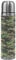 WowPrint Reisebecher, Camouflage, isolierte Edelstahl-Wasserflasche, auslaufsicher, doppelwandig, Thermoskanne aus echtem Leder, 500 ml