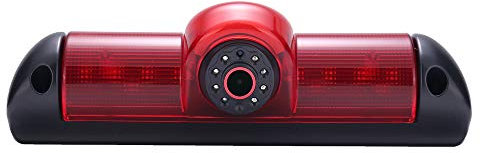 【Bremsleuchte Kamera】Super HD Rückfahrkamera für Van Dachkamera Fiat Ducato X250/ Peugeot Boxter/Citroen Jumper, 1280*720 Pixel 1000TV Linien HD Objektiv 170°Super Weitwinkel Rückfahrkamera