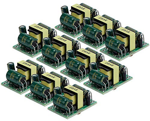 WiMas 10 unidades de CA / CC, 5 V, 700 mA, 3,5 W, convertidor de corriente, módulo de alimentación de 220 V a 5 V