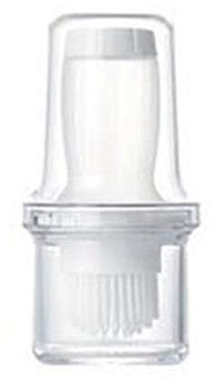 HAO MALL Oil Bottle Brush, Basting Brush, Silicone Pastry Baking Brush BBQ Sauce Marinade Meat Glazing Oil Brush Bottle Vinegar Pump Spray Dispenser with Brush (White Squeeze Mode)