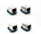 Treedix Lot de 4 connecteurs RJ45 8 broches (8P8C) et kit de carte de dérivation compatibles avec Ethernet DMX-512 RS-485 RS-422 RS-232 (non assemblés)