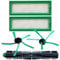 Filter-Set für Vorwerk VR200 VR 200 300, 1 Rundbürste + 2 Filter + 2 Seitenbürste