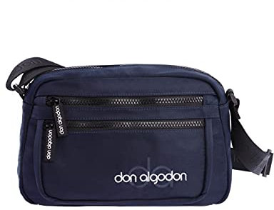 DON ALGODON Damen Zeno Shoulder Bag Damen Umh ngetaschen, Marineblau, 25 x 9 17 cm EU