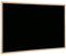 2 ur door Wall Mounted Wooden Framed Blackboard with Chalk and Eraser, Office Chalkboard with Chalk and Eraser (600x900mm)
