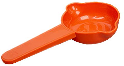 ZUOLUO CuillèRe à Nourriture pour Chien Doseur Croquettes Chien Nourriture pour Chien Cuillère Chien Cuillère Chien Scoop Pet Food Scoop Orange