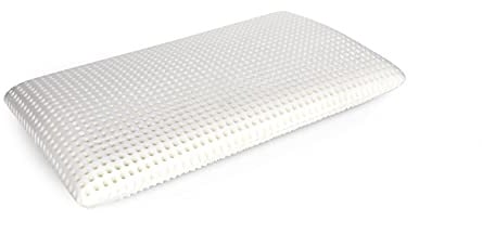 Talamo Italia Kissen für Bett, 100% Made in Italy, Ergonomisches Seifen-Kissen aus perforiertem Memory-Schaum, hypoallergen und atmungsaktiv, 70x39xh10 cm