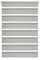 GARDINIA Doppelrollo EASYFIX, Duo-Rollo, Seitenzugrollo, Transparente und blickdichte Streifen, Stufenlos verstellbar, 45 x 150 cm, Hellgrau