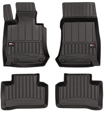 OMAC Gummi Fußmatten kompatibel mit Mercedes GLC X253 C253 2015-2022 Premium TPE Automatten