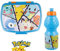 ILS I LOVE SHOPPING Set Pranzo Scuola 2 Pezzi Portamerenda e Borraccia in Plastica Bambini Bambino Merenda Launch Box - BPA Free