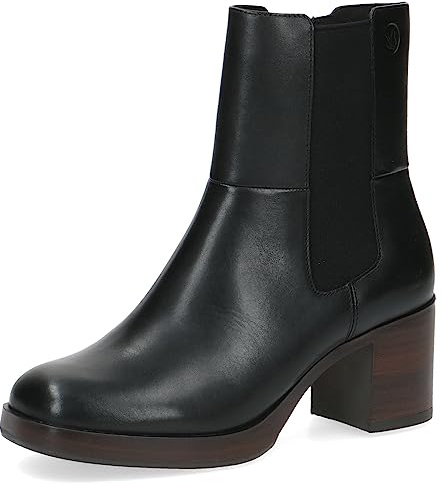 CAPRICE 9-25325-41, Stivaletti con tacco Donna, Nero (Black Nappa), 36 EU