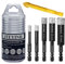 6 PCS Dry Diamond Drill Bits Set，Diamond Hole Saw Set for Granite, Glass, Ceramic, Tile, Marble, Porcelain - 1/4, 5/16, 3/8,1/2,9/16 Tile Drill Bits & 1/4 Carbide Drill Bit