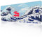 EFISH Japan Art Kanagawa Surfen Mauspad (800 × 300 × 3 MM) Erweiterte große Mausmatte Schreibtisch-Pad, genäht Kanten Mauspad, rutschfeste Gummibasis, Tastatur-Pad, Gaming Mauspad XL