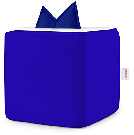 Hülle Kit für Toniebox, mit Filz-Ohrenschutz für Tonies Ohren, Staubschutz, Blau