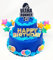 Ultra Runner Running Themed 7 Piece Birthday Cake Topper Set (Unique Design)