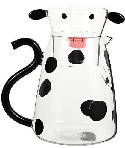 Alipis Théière Verre Compatible Micro-ondes Bouilloire Pour Eau Froide Combiné Tasse Et Théière Verre