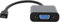 Adaptateur Micro HDMI vers VGA, Convertisseur Vidéo Micro HDMI vers VGA Actif, Câble Micro HDMI vers VGA, Prise en 1080P / HDCP Compatible avec Ordinateur, 4B (Micro HDMI vers